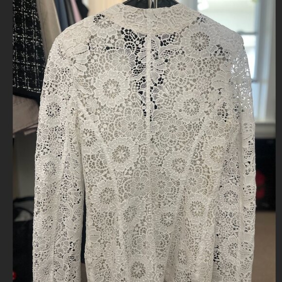 Sabina Musayev- Lace Detailed V-Neck Jacket - Picture 2 of 5